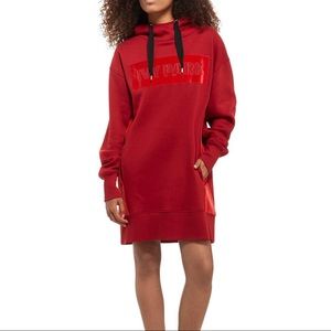 Ivy Park Oversized Red Sweater Dress Xs 